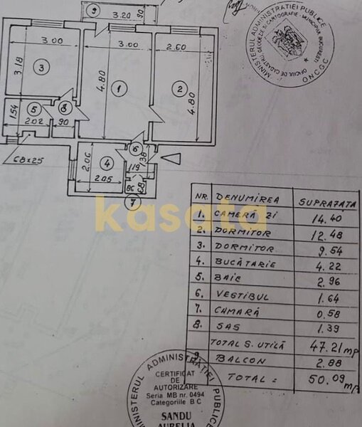 Nicolae Grigorescu, metrou, apartament 3 camere, mutare imediata.